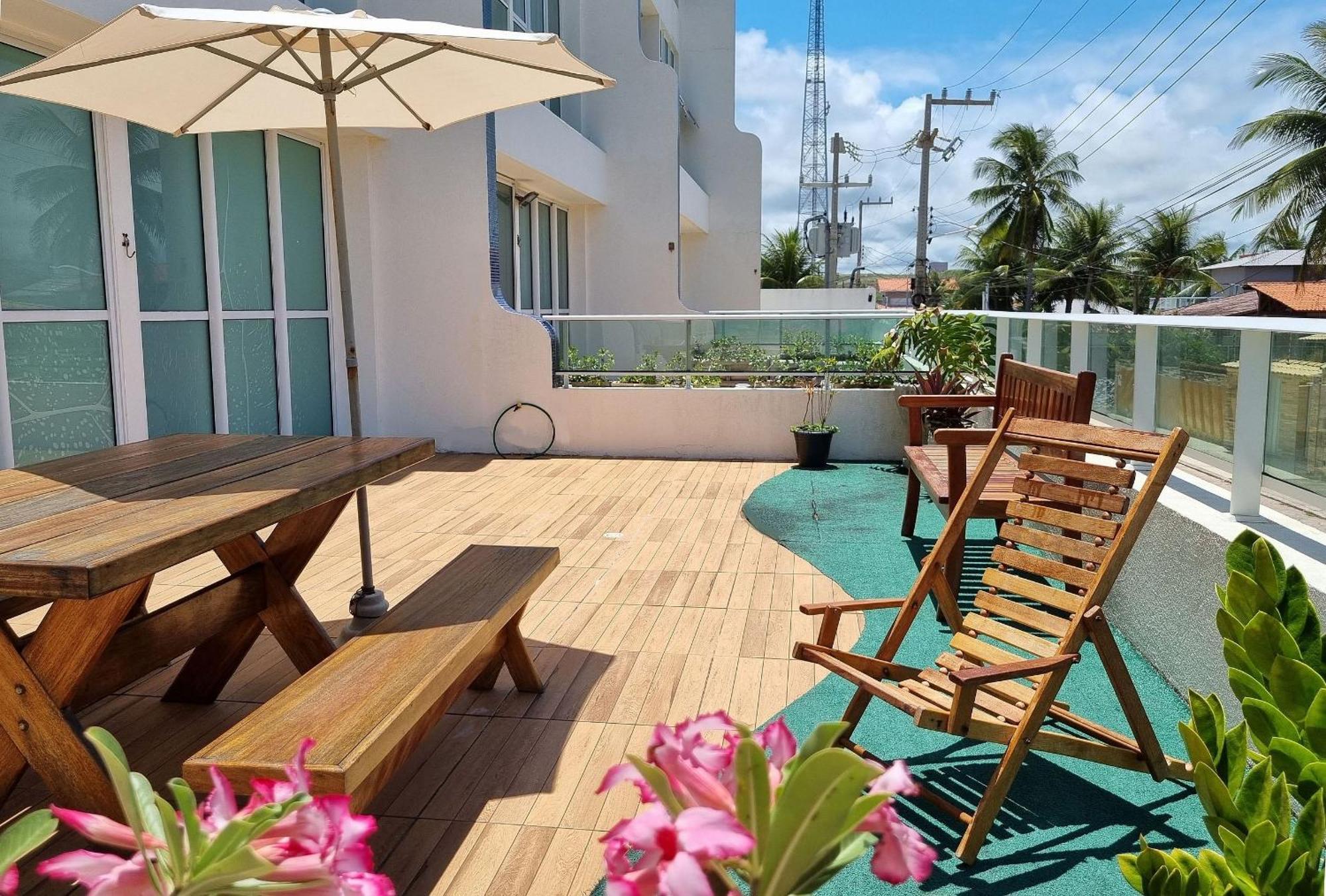 Areias Do Mar | 2 Quartos Garden Familia A113 Barra de São Miguel Extérieur photo